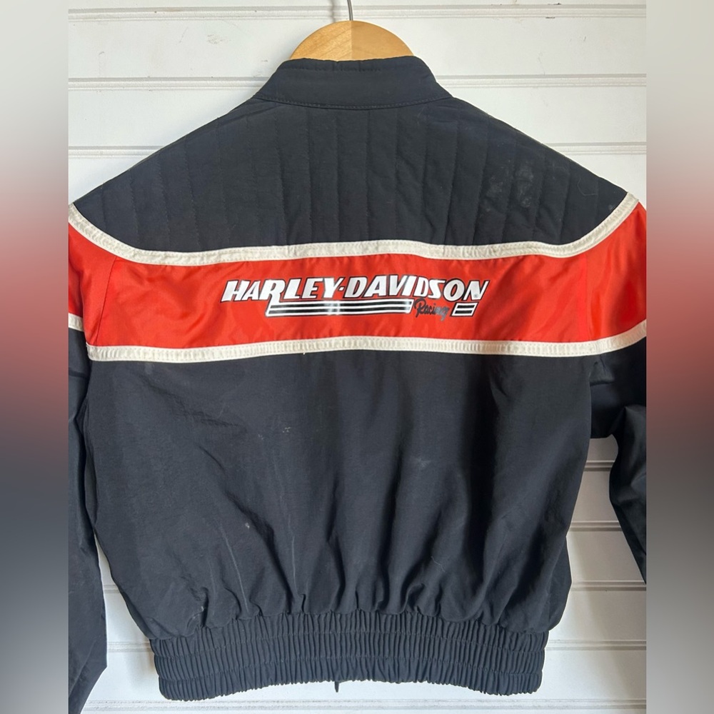 HARLEY DAVIDSON youth size small vintage motorcycle jacket